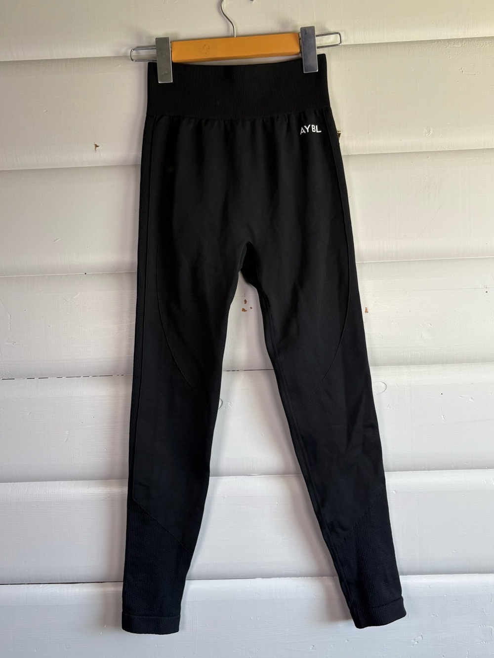 AYBL Seamless High Rise Compression Leggings XS Black